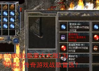 ��(DJս�������)Ϊ�γ�Ϊ������Ϸս����ѡ��