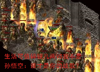生活可值碎银几两VS我不是孙悟空:谁才是你的战歌? 生活可值碎银几两VS我不是孙悟空:谁才是你的战歌?