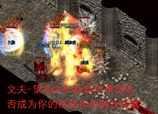 文夫-望故乡DJ战歌阿卓版能否成为你的终极传奇游戏战歌? 文夫-望故乡DJ战歌阿卓版能否成为你的终极传奇游戏战歌?